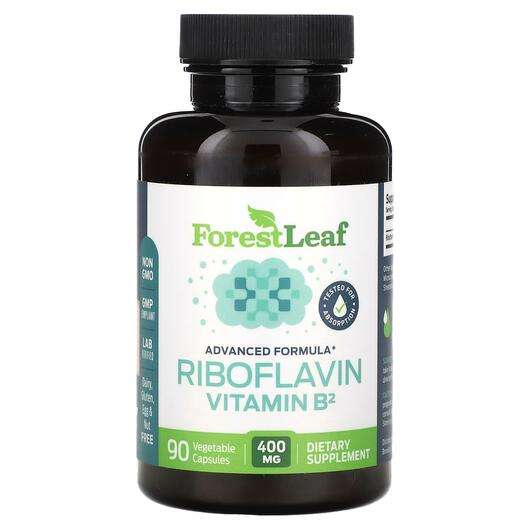 Основне фото товара Forest Leaf, Riboflavin Vitamin B2 400 mg, Вітамін В2 Рибофлав...