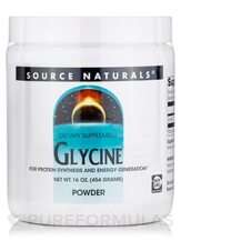 Glycine Powder L-Глицин Source Naturals 454 г