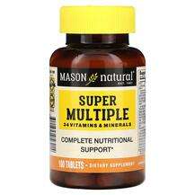 Мультивітаміни Super Multiple 34 Vitamins & Minerals Mason