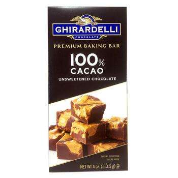 Купить Premium Baking Bar 100% Cacao Unsweetened Chocolate 113.5 g