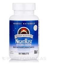 Source Naturals, NightRest With Melatonin, 50 Tablets