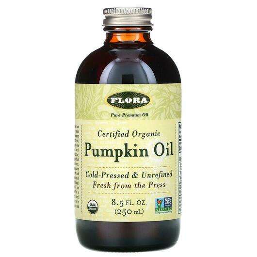 Основное фото товара Flora, Тыквенное масло, Pumpkin Oil, 250 мл