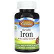Фото товара Chewable Iron 30 mg Natural Strawberry, Жевательное Железо, 120 т