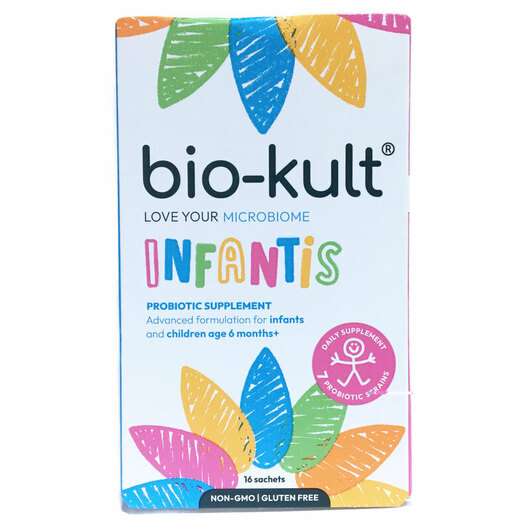 Основне фото товара Bio-Kult, Infantis Probiotic, Біо Культ Пробіотик Інфантіс, 16 шт