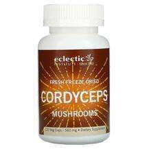 Eclectic Herb, Fresh Freeze-Dried Cordyceps 560 mg, 120 Veg Caps