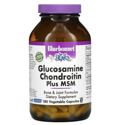 Основне фото товара Bluebonnet, Glucosamine Chondroitin Plus MSM, Глюкозамін Хондр...