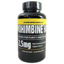 Primaforce, Yohimbine HCl 2.5 mg, Йохимбин HCl 25 мг, 90 капсул