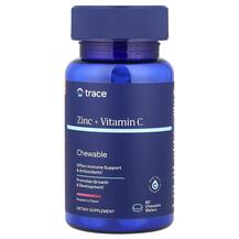 Zinc + Vitamin C Chewable Raspberry Цинк Trace