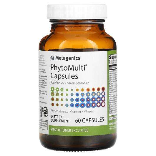 Основне фото товара Metagenics, PhytoMulti, Мультивітаміни, 60 капсул