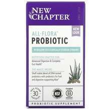 New Chapter, Пробиотик, Probiotic All-Flora, 30 капсул