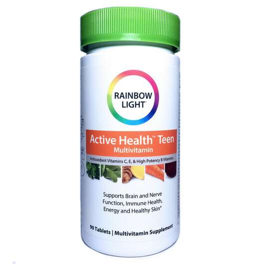 Основне фото товара Rainbow Light, Active Health Teen, Мультивітаміни для підліткі...