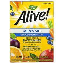 Nature's Way, Alive! Men's 50+ Complete, Вітаміни дл...