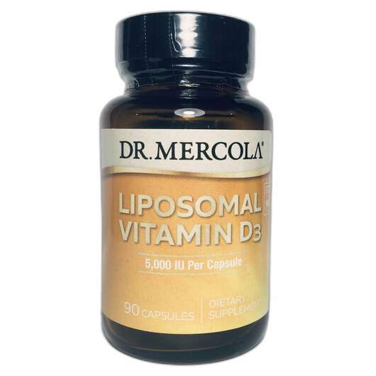 Основне фото товара Dr. Mercola, Liposomal Vitamin D3 5000 IU, Ліпосомальний D3, 9...