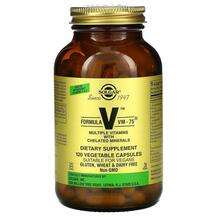 Solgar, Мультивитамины, Formula V VM 75, 120 капсул