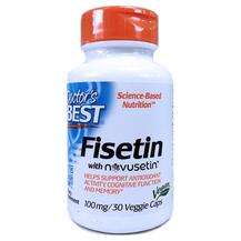 Doctor's Best, Fisetin with Novusetin, Фізетин 100 мг, 30...