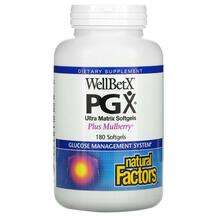 Natural Factors, WellBetX PGX Plus Mulberry, 180 Softgels