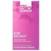Bio Nutrition, Зеаксантин, Eye Wellness with Zeaxanthin, 60 ка...