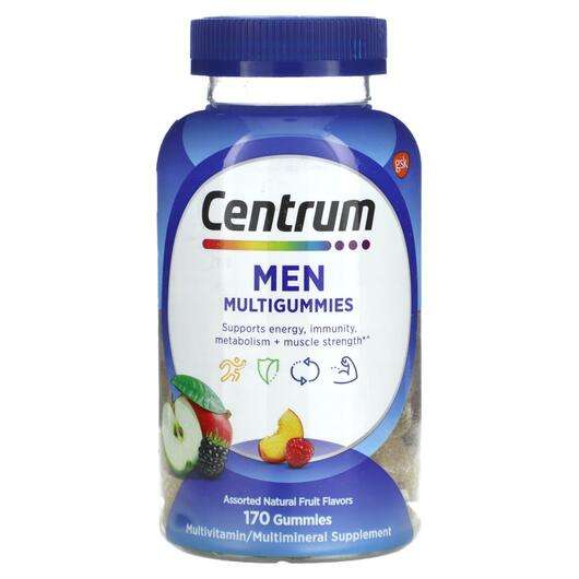 Основное фото товара Centrum, Мультивитамины для мужчин, Men Multigummies Assorted ...