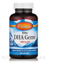 ДГК Elite DHA Gems 1000 mg Carlson 60 капсул