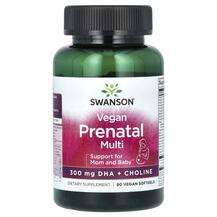 Swanson, Vegan Prenatal Multi, 90 Vegan Softgels