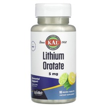 Lithium Orotate 5 mg Lemon Lime Литий KAL Lithium Orotate 5 mg Lemon Lime Литий KAL