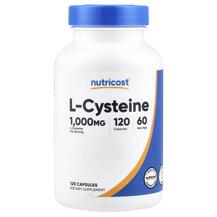 L-Цистеїн L-Cysteine Nutricost 120 капсул