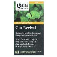 Gaia Herbs, Поддержка кишечника, Gut Revival, 60 капсул