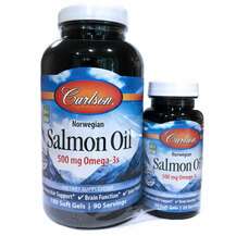 Carlson, Norwegian Salmon Oil 250 mg 180 +, 50 Free Soft Gels
