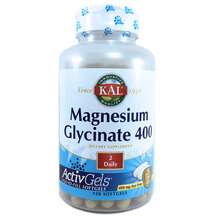 KAL, Magnesium Glycinate 400, Магній Гліцинат, 120 капсул