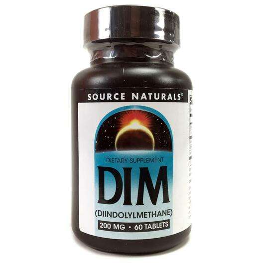 Основне фото товара Source Naturals, DIM Diindolylmethane, Дііндолілметан 200 мг, ...