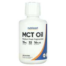 Nutricost, Триглицериды, MCT Oil Unflavored, 473 мл
