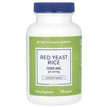 The Vitamin Shoppe, Red Yeast Rice 1200 mg, Червоний дріжджови...