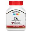 Фото товара 21st Century, Витамин D3 1000 МЕ, Vitamin D3 25 mcg, 300 таблеток