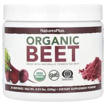 Organic Beet Красная свекла Natures Plus 240 г