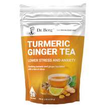 Dr. Berg, Turmeric Ginger Tea, Органічний Чай, 84 г