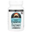Daily Essential Enzymes 500 mg, Ферменти, 60 капсул