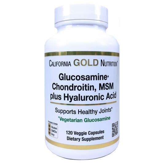 Основне фото товара Glucosamine Chondroitin MSM, Глюкозамін Хондроітин МСМ, 120 ка...