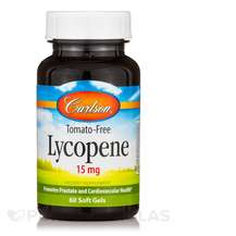 Carlson, Ликопин, Lycopene 15 mg Tomato-Free, 60 капсул