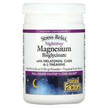 Stress-Relax Nighttime Magnesium Bisglycinate with Melatonin G...
