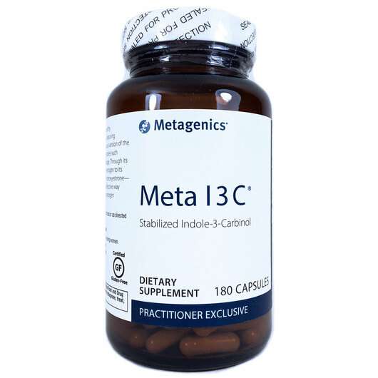 Основне фото товара Metagenics, Meta I3C, Індол-3-Карбінол, 180 капсул
