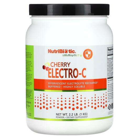 Основне фото товара NutriBiotic, Immunity Cherry Electro-C, Вітамін C, 1 кг