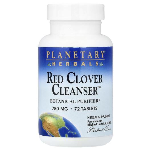 Основне фото товара Planetary Herbals, Red Clover Cleanser, Гвоздика, 72 таблеток