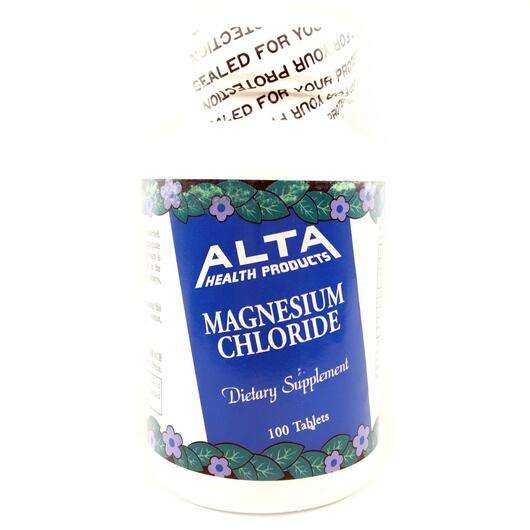 Основное фото товара Alta Health, Хлорид Магния, Magnesium Chloride, 100 Таблеток