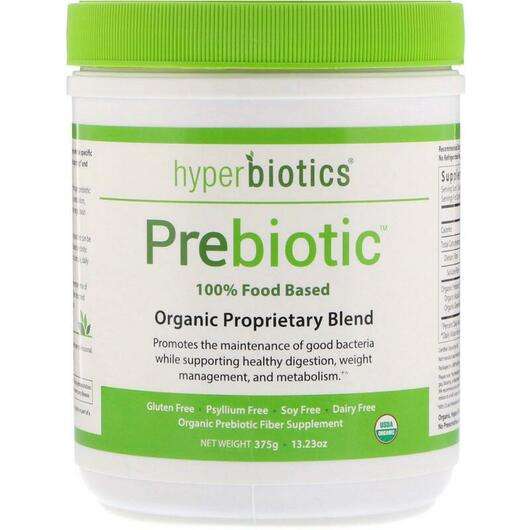Основное фото товара Hyperbiotics, Пребиотики, Prebiotic Organic Proprietary Blend,...