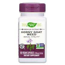 Nature's Way, Horny Goat Weed, Горянка, 60 капсул