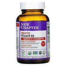New Chapter, Fermented Vitamin D3 2000 IU, 60 Vegetarian Tablets