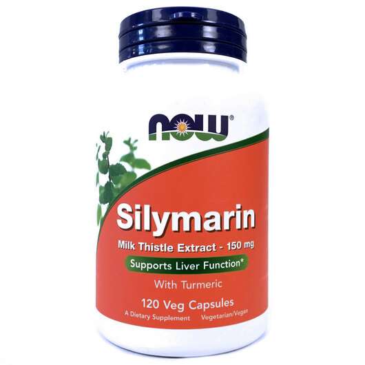 Основное фото товара Now, Силимарин 150 мг, Silymarin 150 mg, 120 капсул