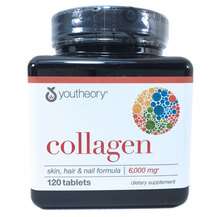Youtheory, Collagen 6000 mg Type 1 & 3, 120 Tablets