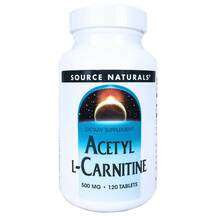 Source Naturals, Acetyl L-Carnitine 500 mg, 120 Tablets