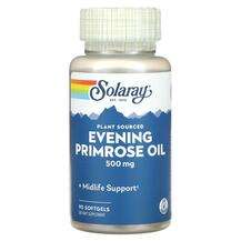 Solaray, Plant Sourced Evening Primrose Oil 500 mg, Олія приму...